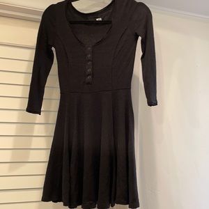 3/$10 BDG black Henley dress